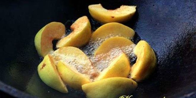 Рецепт баранина с жареной айвой