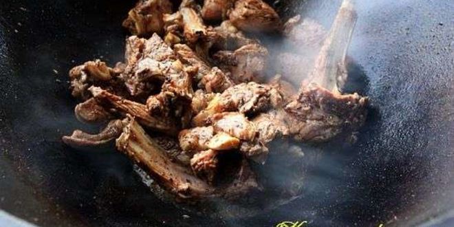 Рецепт баранина с жареной айвой