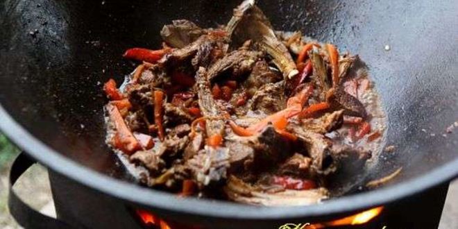 Рецепт баранина с жареной айвой