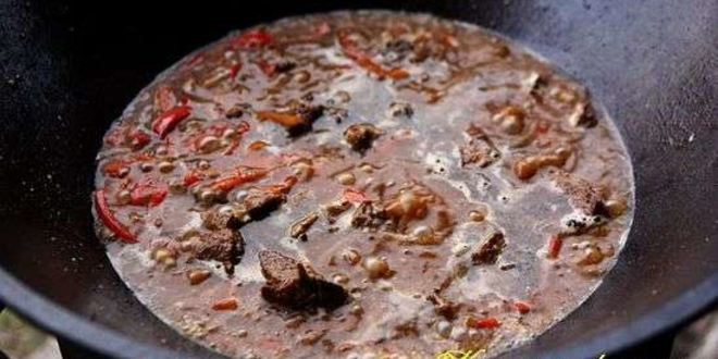 Рецепт баранина с жареной айвой