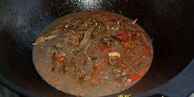 Рецепт баранина с жареной айвой