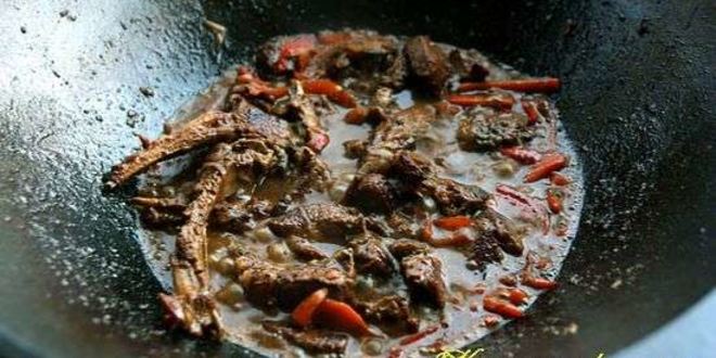 Рецепт баранина с жареной айвой