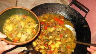 Рецепт Бараньи ребрышки с картошкой тушеные