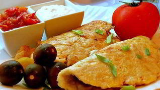 Рецепт Бризоль с шампиньонами и пармезаном