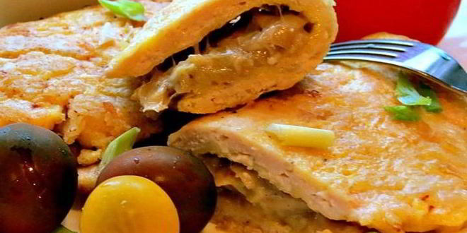 Рецепт бризоль с шампиньонами и пармезаном