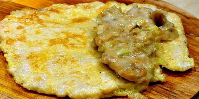 Рецепт бризоль с шампиньонами и пармезаном