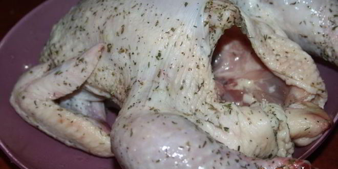 Рецепт чесночная курица с картофельными дольками