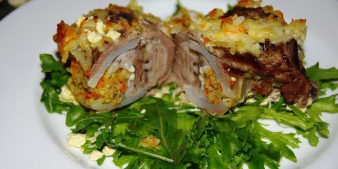 Рецепт фаршированные свиные калтыки