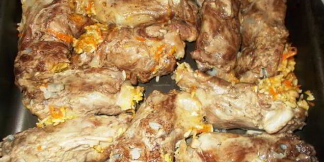Рецепт фаршированные свиные калтыки