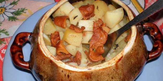 Рецепт говядина в горшочках с овощами