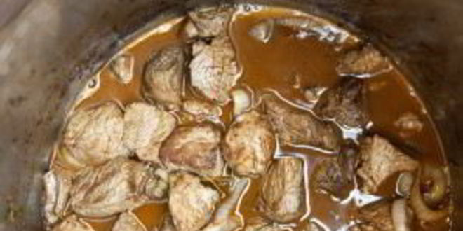 Рецепт говядина в красном вине