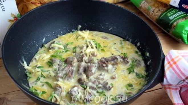 Рецепт Индейка в сливочном соусе