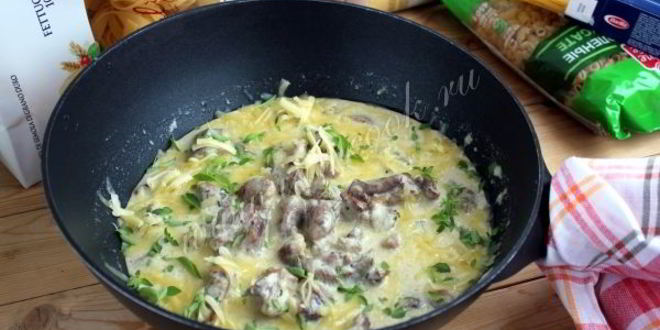 Рецепт индейка в сливочном соусе