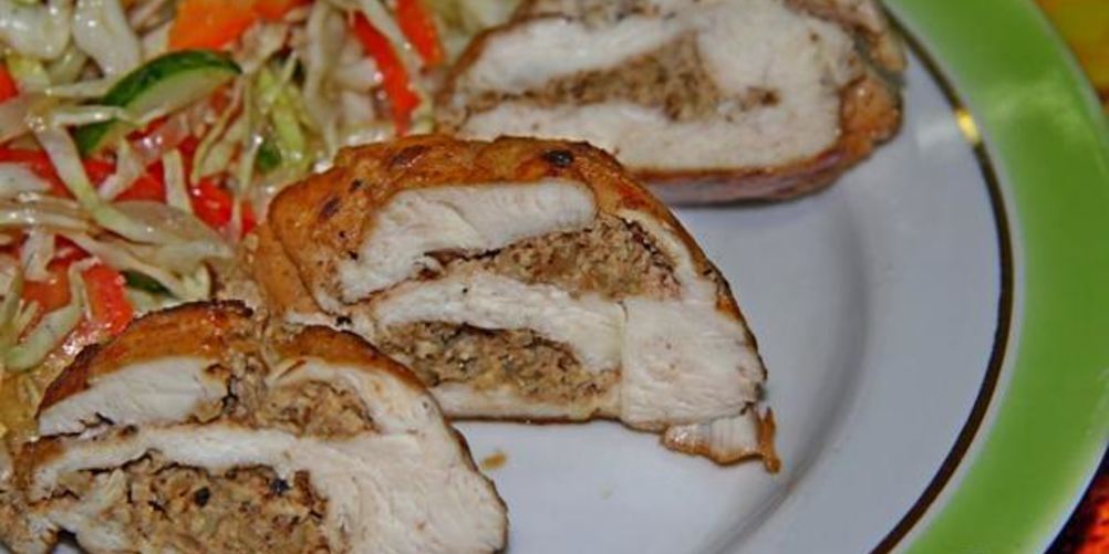 Как приготовить куриная грудка, фаршированная ореховой пастой