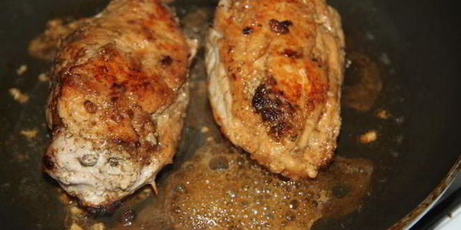 Рецепт куриная грудка, фаршированная ореховой пастой