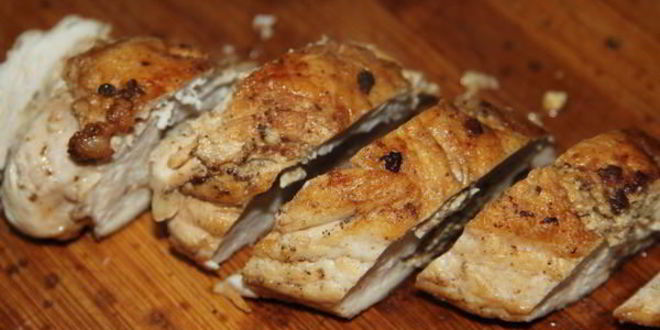 Рецепт куриная грудка, фаршированная ореховой пастой