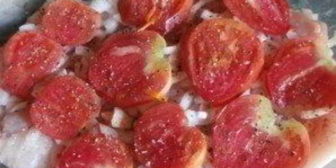 Рецепт куриная грудка с помидорами в духовке