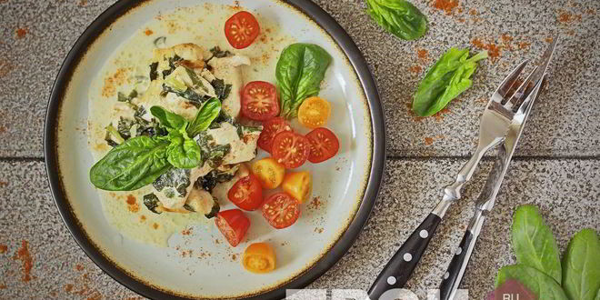 Рецепт куриная грудка со шпинатом