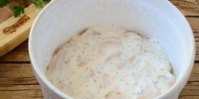 Рецепт куриное филе в сливочном соусе