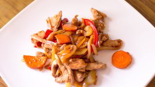 Рецепт Куриное филе в воке с овощами