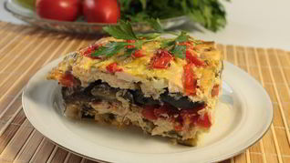 Рецепт Куриное филе, запеченное с овощами