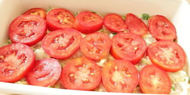 Рецепт куриное филе, запеченное с овощами