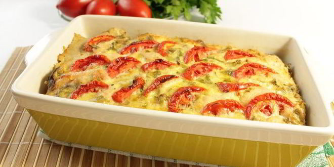 Рецепт куриное филе, запеченное с овощами