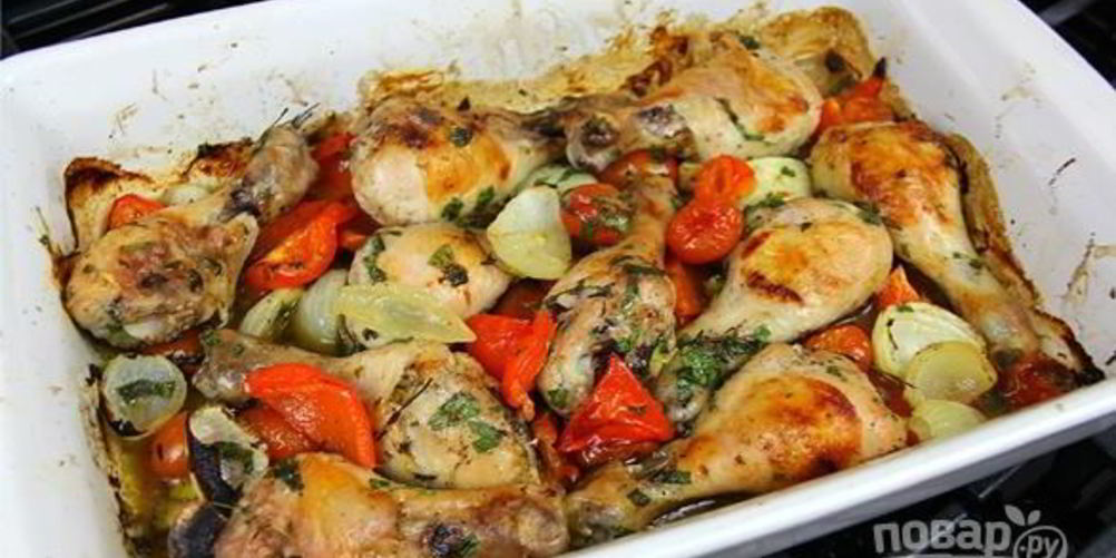 Как приготовить куриные ножки в духовке
