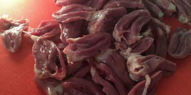 Рецепт куриные сердечки со сметаной