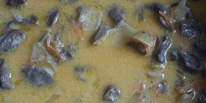 Рецепт куриные сердечки в сливочном соусе