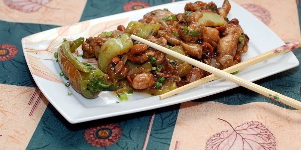 Как приготовить курица с арахисом