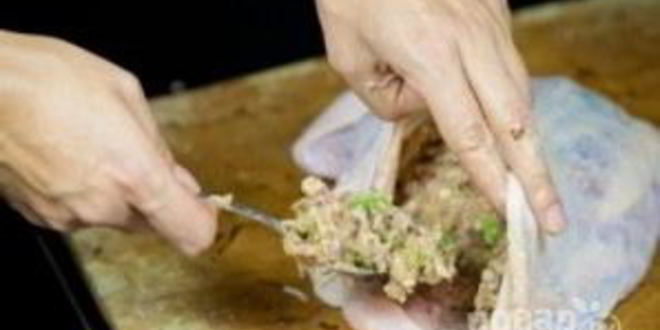 Рецепт курица с черносливом и орехами