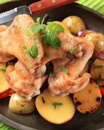 Курица с картошкой в духовке с майонезом