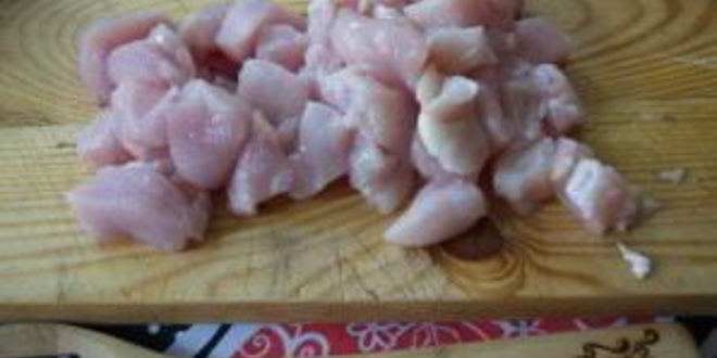 Рецепт курица с овощами и ананасами