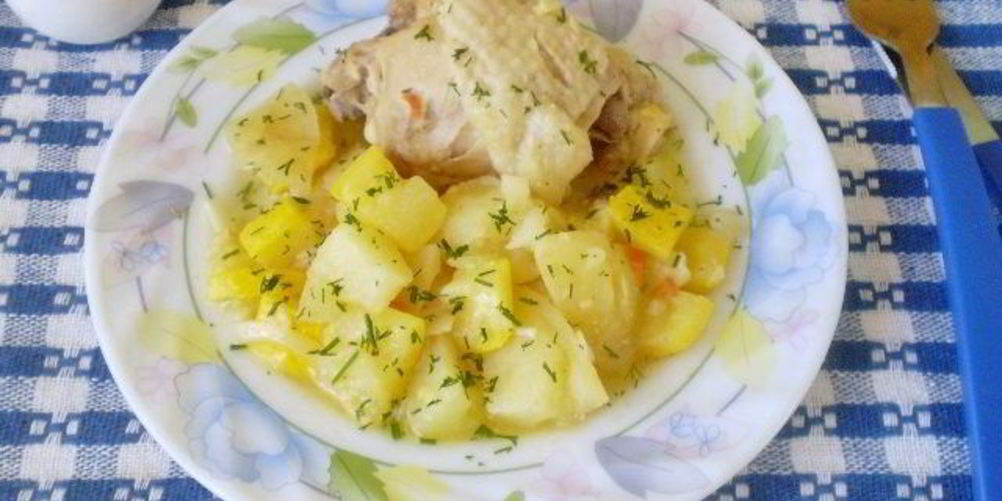 Как приготовить курица с овощами и кабачками