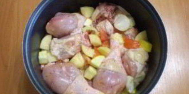 Рецепт курица с овощами и кабачками