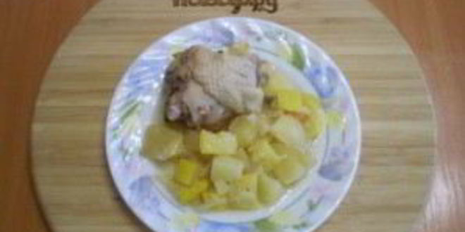 Рецепт курица с овощами и кабачками