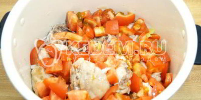 Рецепт курица с овощами в мультиварке