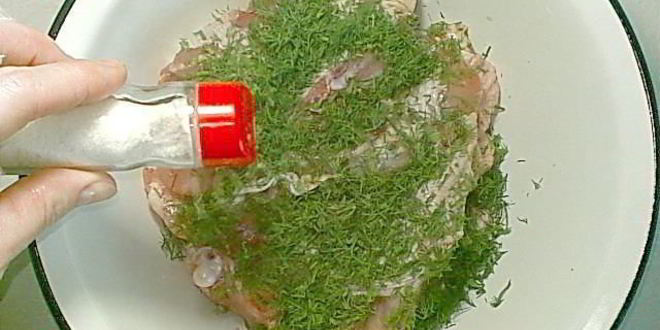 Рецепт курица со свежей капустой в духовке