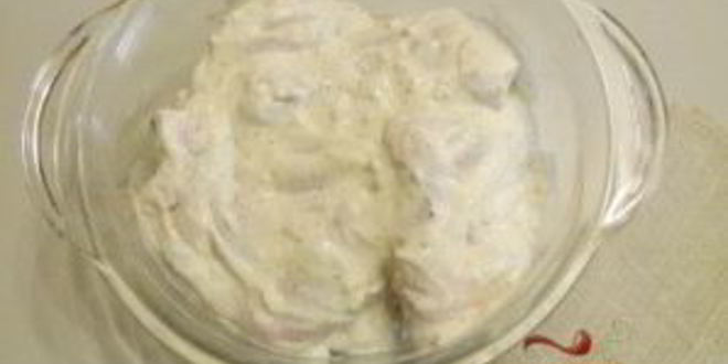 Рецепт курица в духовке под сметанным соусом