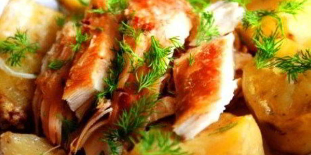 Как приготовить курица в сырной корочке с картофелем и грибами