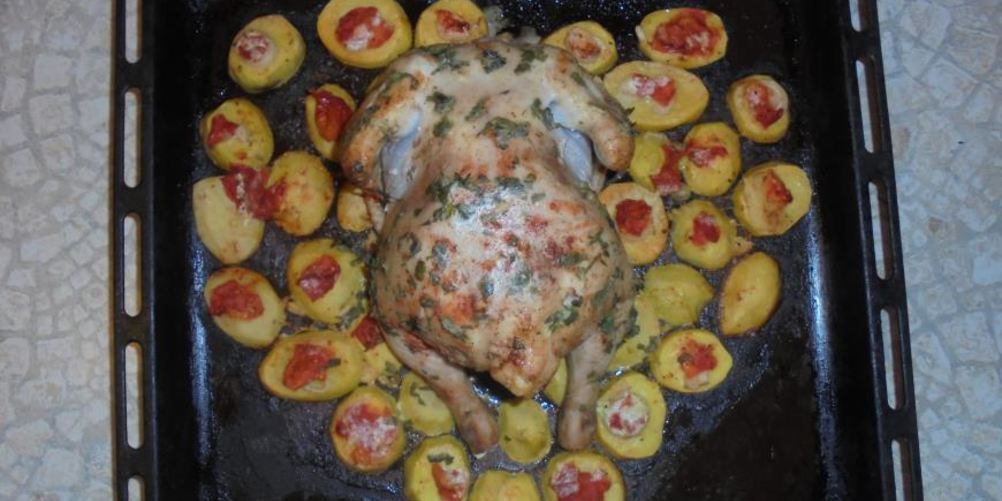 Рецепт тушеная курица с овощами