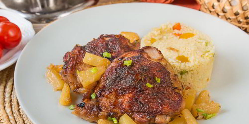 Рецепт курица в соусе с кремовой кашей