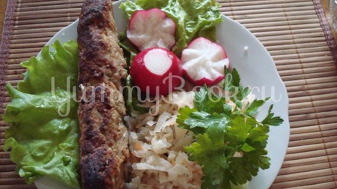 Рецепт Люля-кебаб из говядины