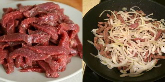 Рецепт мясо по-петровски