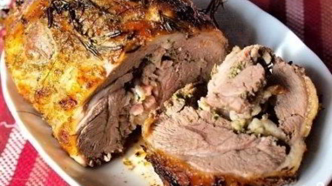 Рецепт Мясо с розмарином в духовке