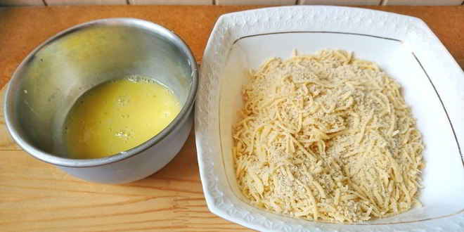Рецепт отбивные в панировке с сыром