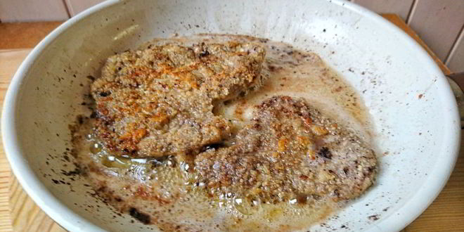 Рецепт отбивные в панировке с сыром