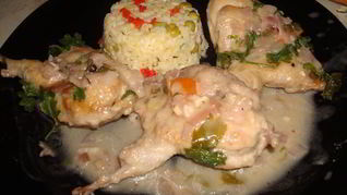 Рецепт Перепела тушеные в белом вине