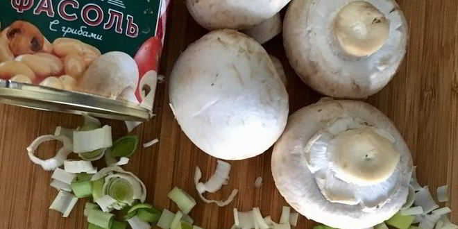 Рецепт перепелки, фаршированные фасолью и грибами